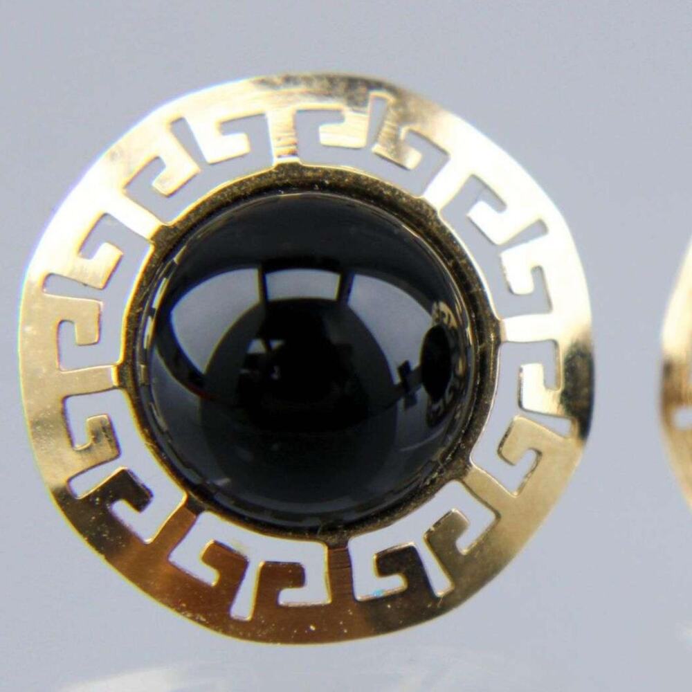 Vintage 14k yellow gold greek